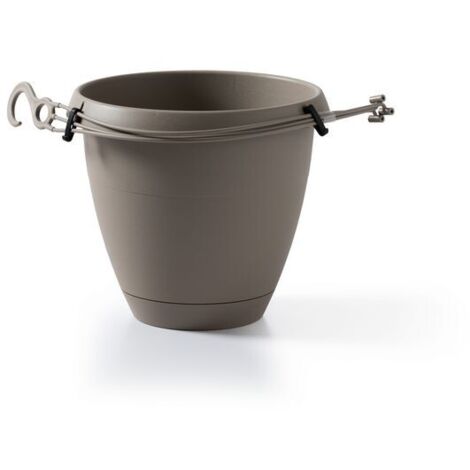 VECA VASO PENSILE FLOW D.25 CM ANTRACITE