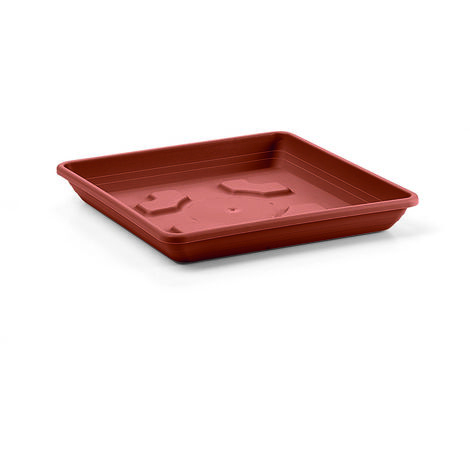 VECA SOTTOVASO QUADRATO 50CM 60% RICICLABILE TERRACOTTA