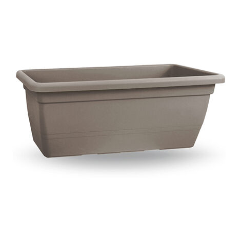 Fioriera rettangolare anthea Veca 50x25 cm colore avana
