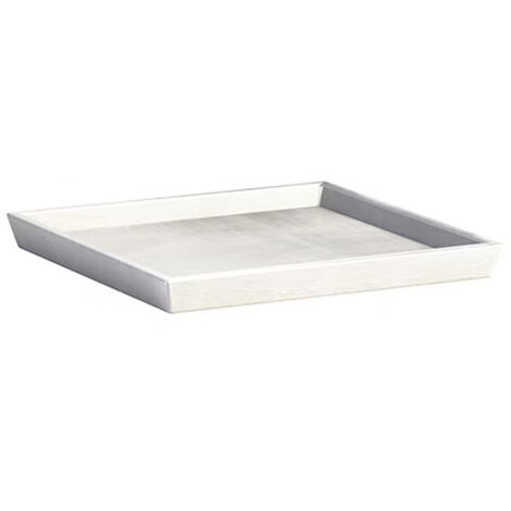 SOTTOVASO QUADRATO GRIGIO CHIARO 40CM ECOPOTS