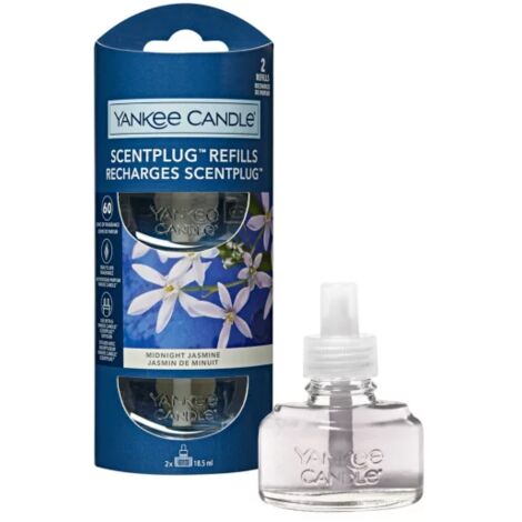 RICARICA PER DIFFUSORI DI FRAGRANZA ELETTRICI SCENTPLUG MIDNIGHT JASMINE 2 PEZZI YANKEE CANDLE (1/2)