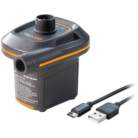 Bomba de Ar Elétrica Quickfill USB 5V para Colchão Piscina Intex