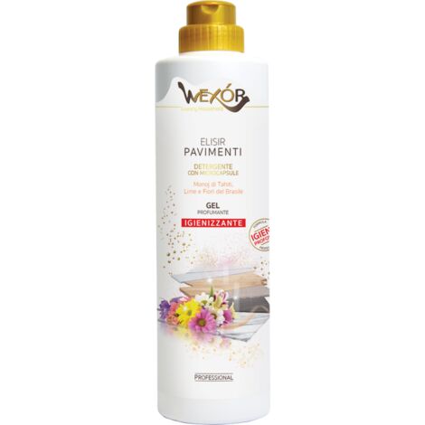 WEXOR DETERGENTE GEL ELISIR PAVIMENTI FIORI BRASIL 750ML IGIENIZZANTE