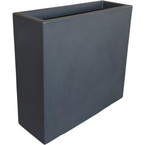 CASSETTA FIORIERA ALTA 85CM ANTRACITE 'FENICE'
