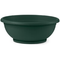 VECA CIOTOLA NAXOS D.30 CM CON SOTTOVASO VERDE BOSCO