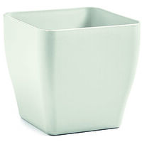 VECA VASO QUADRATO INDOOR LIVING MATT 25 CM TERRA DOLOMIA