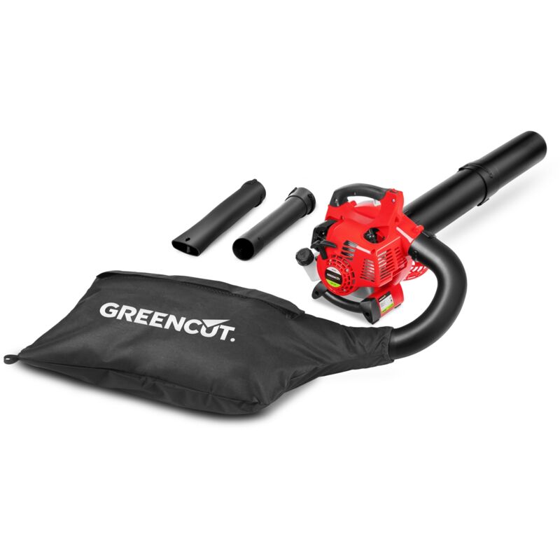 Aspirateur Souffleur moteur à essence 2 temps 26cc 1cv,  vitesse de l'air225km/h, 2 en 1, sucer et souffler - Greencut EBV260X 3