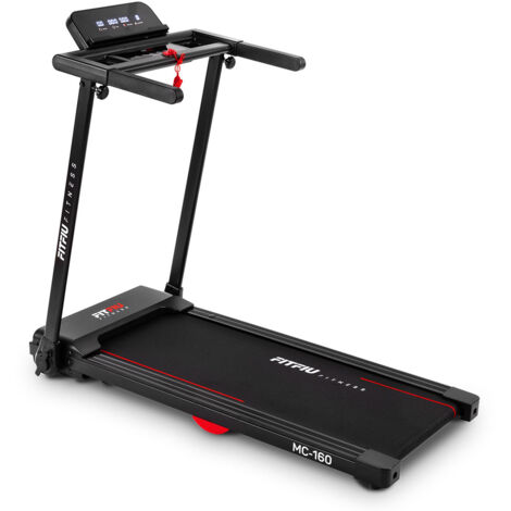 Tapis de course pliable ultra-compact 1 à 14 km/h avec connexion APP FITFIU Fitness MC-160C