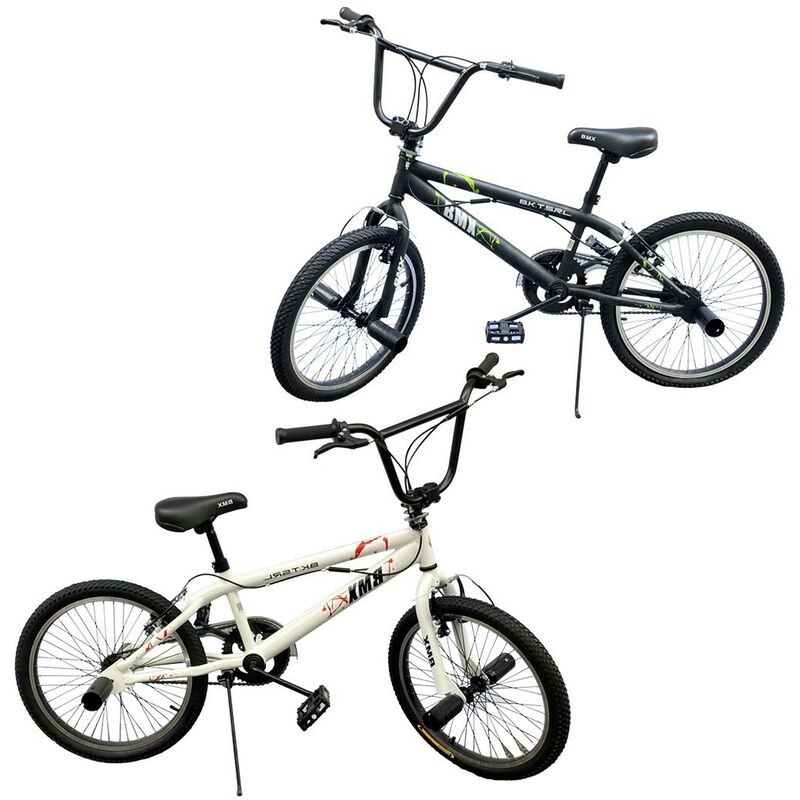 Bicicleta tamaño 20'' SPOKES WHEEL FreeStyle BMX puente del marco en acero | Blanco