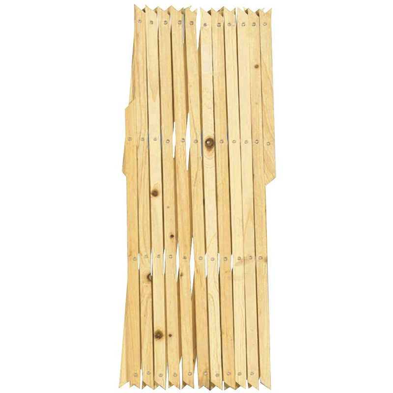 434013 Rejilla de madera extensible Welkhome 150x30 cm para las plantas 