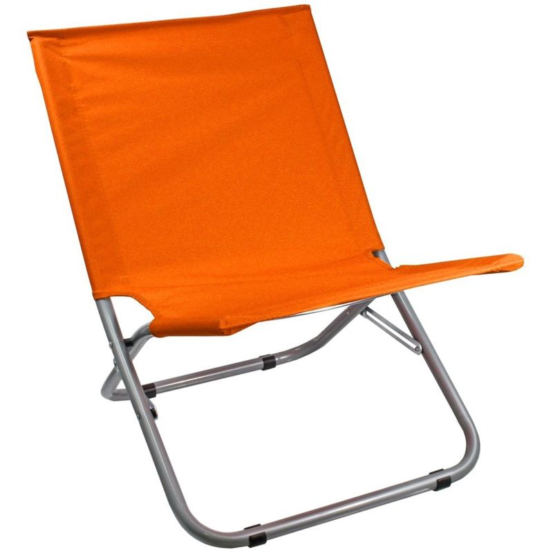 268636 Silla plegabable de colores ONSHORE para playa terraza montaña o piscina Naranja