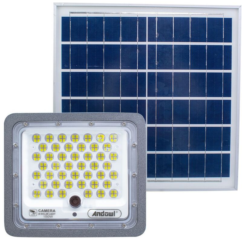 Farol Solar LED Exterior Redondo Marrón 3000K 7hSevenOn Outdoor
