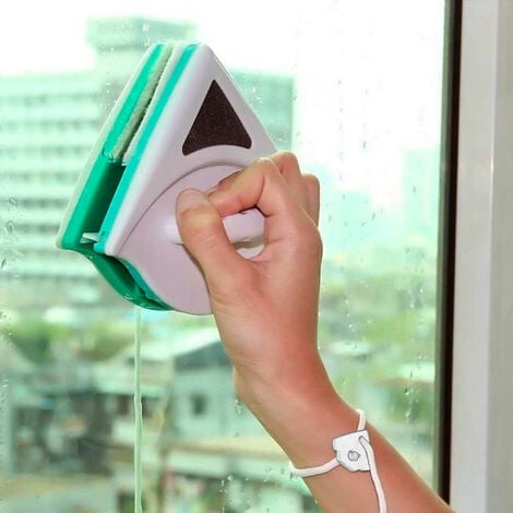 Limpiador ventanas magnético con imán doble cara para ventanas de vidrio