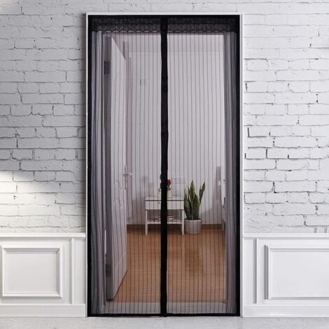 Mosquitera Magnética para Puertas Cierre con Imán 100x210cm Cortina Anti Bichos