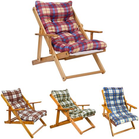 MAS011 Sillón de haya reclinable ArtLegno MAS 90x73x100h cm 2 colores  Color: Burdeos