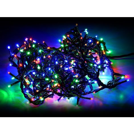 499623 Mini-luces navideñas multicolores 240 led 8 juegos de luces 11.56 metros
