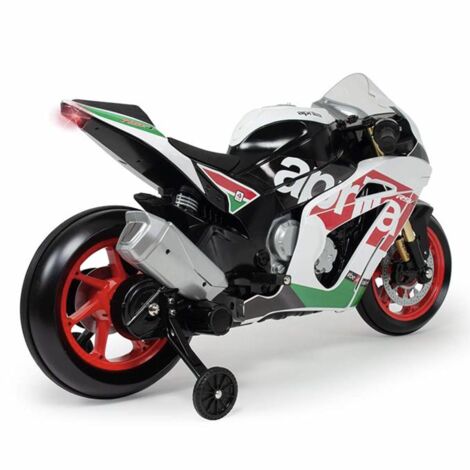LT922 Motocicleta eléctrica Aprilia Tuono para niños 12v Producto oficial  Color: Verde