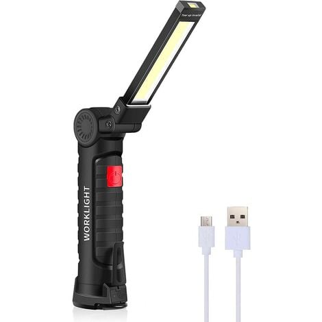 Mini Linterna Llavero Colgable Luz Led Recargable Usb