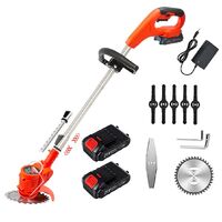Desbrozadora inalámbrica Doble Batería 36W Cortacésped 18000 Rpm Jardinería