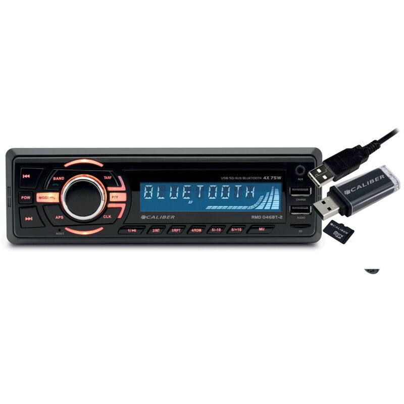 Autoradio Caliber avec Bluetooth - DAB - DAB+ - USB, SD, AUX, FM - Lecteur  CD - 1 DIN