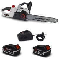 HYUNDAI Tronçonneuse 58V 35 cm avec batterie HY†CS3501â HYUNDAI Tronçonneuse 58V 35 cm avec batterie HY‐CS3501‐58LI SET