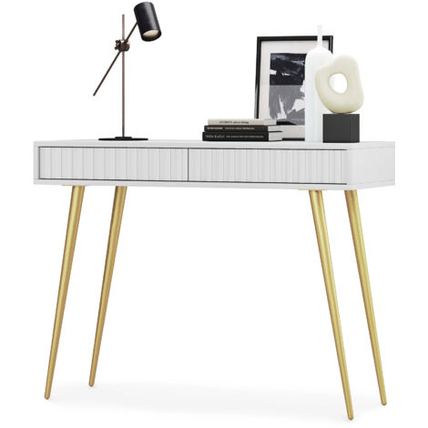 Selsey BELLO - Toeletta - 104 cm - bianco con gambe dorate