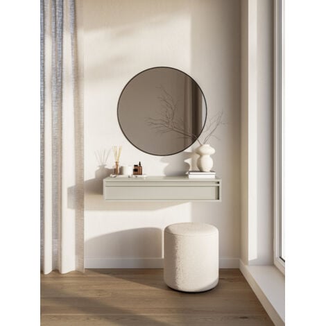 Selsey EVO - Consolle - 90 cm - con cassetto - sospesa - grigio beige