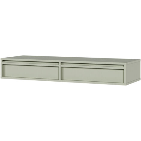 Selsey EVO - Toeletta - 110 cm - con cassetti - sospesa - salvia