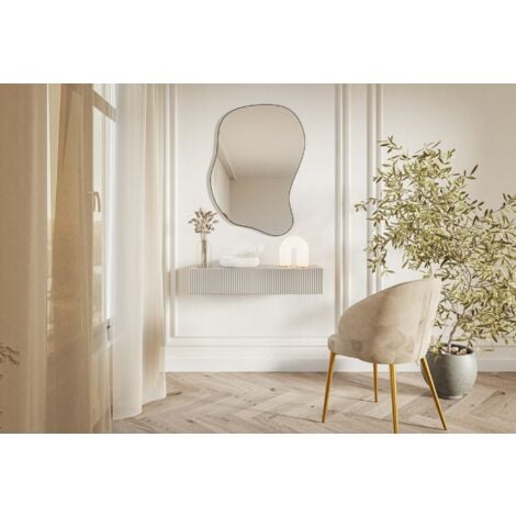 Selsey Veldio Consolle sospesa con cassetto - 90 cm - Beige grigio