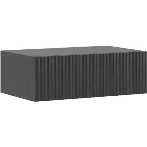 Selsey Nolie - Comodino a cassetto - 50 cm -  nero