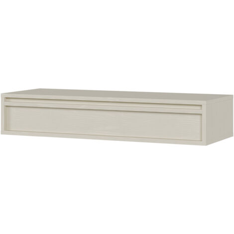 Selsey Evo - Hängekonsole mit Schublade, Hellbeige, 90 cm