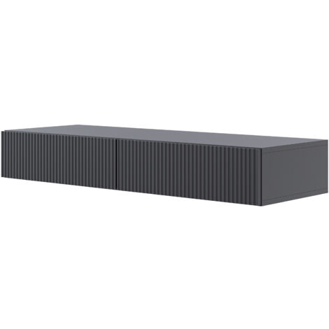 Selsey Veldio - Schminkkonsole mit Schubladen, schwarz, 110 cm