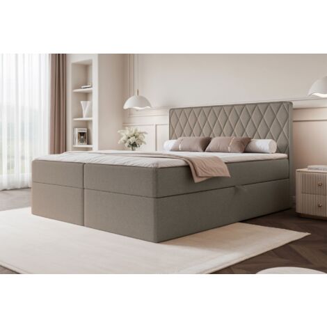 Selsey Carenzo - Boxspringbett 140x200, Bonellmatratze, Topper ...