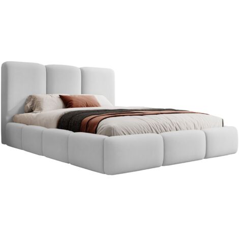 Selsey Bauro - Polsterbett 180x200 mit Stauraum und Samtbezug, taubengrau (1/3)