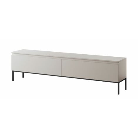 Selsey TV Lowboard, mat wit, 120 x 35,5 x 38