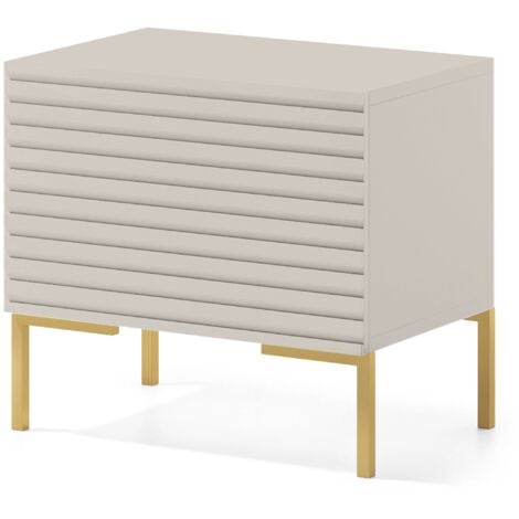Selsey LAMMELO - Nachttisch - graubeige