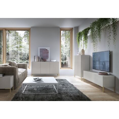 Selsey LAMMELO - Nachttisch - graubeige