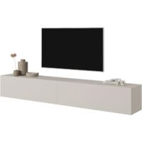 Selsey BISIRA - TV-Möbel 200 cm graubeige