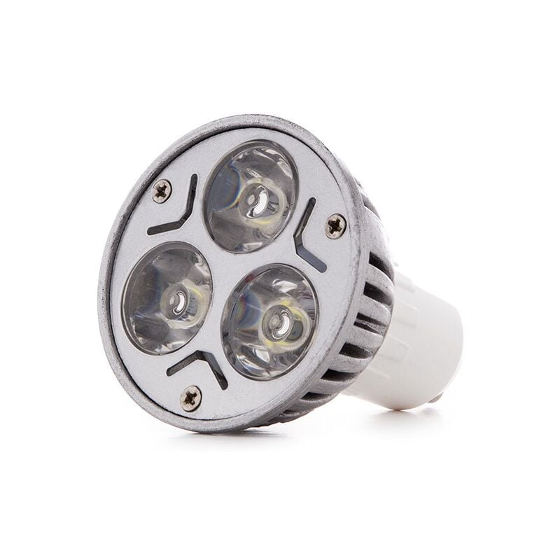 LED-Scheinwerfer-Lampe GU10 3W 3X1W 220V Warmweiß 3000K LEDLUX