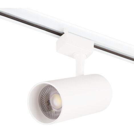Einphasige LED-Schiene 2 M Weiß – Für Strahler, Aluminium, ONSSI