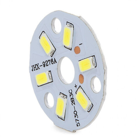 Modul 3W 300Lm 6000ºK 6 LED s Ø32Mm 50.000H [CH-LeiterplatteA3W-CW]