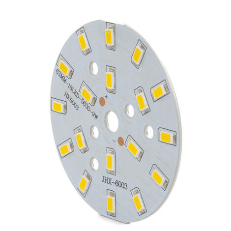 Modul 9W 900Lm 6000ºK 18 LED s Ø65Mm 50.000H [CH-LeiterplatteA9W-CW]