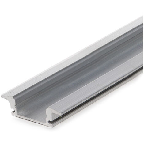 Greenice Aluminium-LED-Profil Mit Milchigem Diffusor – 2 M, Für Einbau Von LED-Streifen
