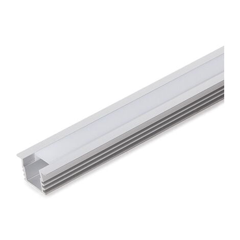 Profil Aluminium Für LED -Streifen Diffusor Milchig 1M WR-2212 x 1M  (WR-2212)