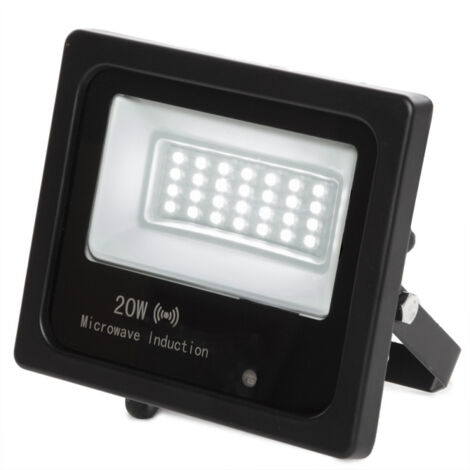 LED Fluter mit Bewegungsmelder 20-100W Außen Strahler Scheinwerfer IP65 Slim 