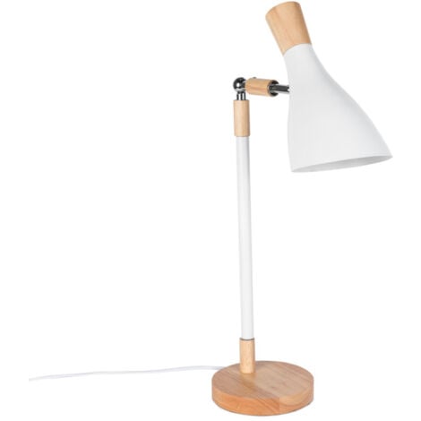 1x Normallampen Schnurzwischenschalter Bona enthalten) (nicht geeignet 60W, E27, A60, BRILLIANT Mit Tischleuchte Lampe weiß für