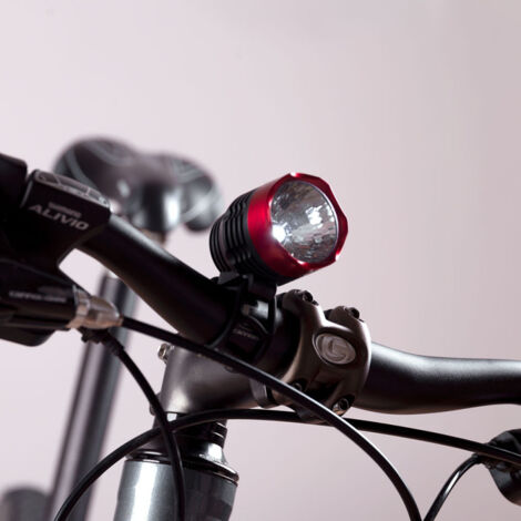 Fahrradscheinwerfer LED 2 Ebenen+Blinken (HO-LB-004)