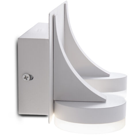 LED-Wandleuchte 10W 850Lm 4200ºK Ava 40.000H [HO-WL-101-2x5W-WW] (1/3)