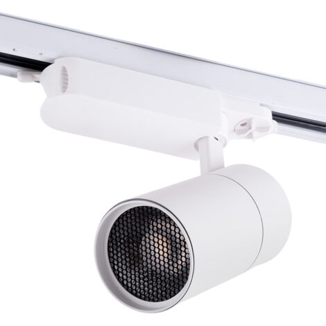LED-Schienenstrahler 30W 2700Lm CRI90 4200ºK Dreiphasig 40.000H Blendfrei [HO-FC-30W-AD-WW]