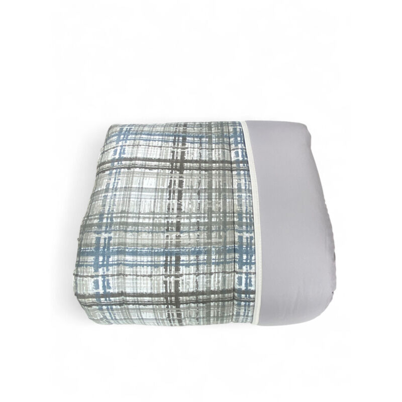 Tex Family Trapunta Matrimoniale ELISIR Jacquard In Velluto Avorio, Effetto Piuma, 260x260 Cm, Peso Invernale 550 G/m²
